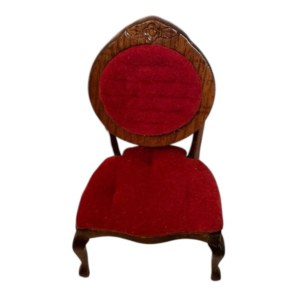 Other - Vintage miniature Victorian-style dollhouse chair